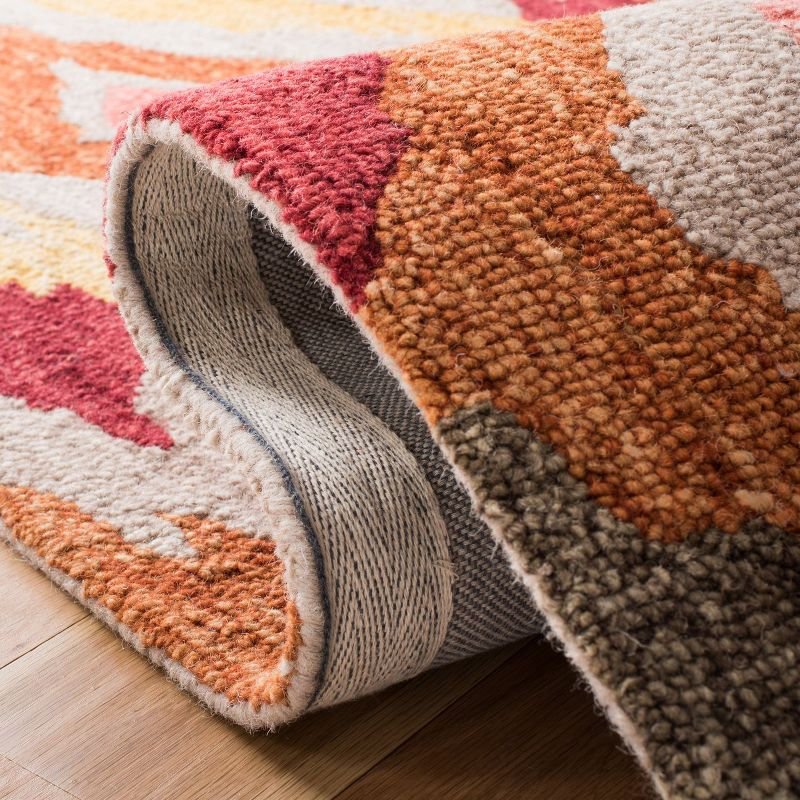 Ikat IKT337 Hand Tufted Area Rug - Beige/Pink - 8'9"x11'9" - Safavieh.