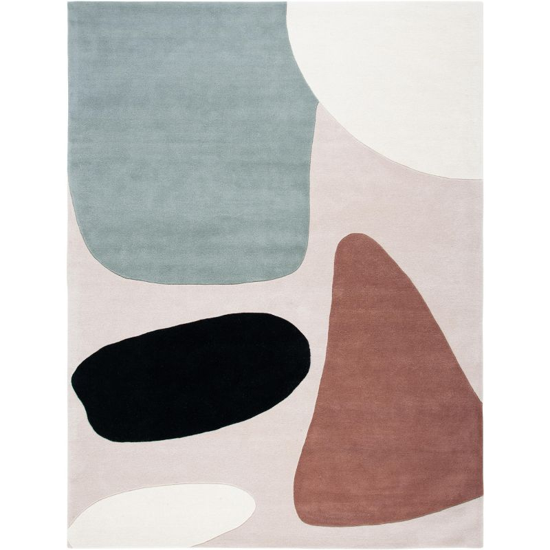 Fifth Avenue FTV119 Hand Tufted Area Rug - Beige/Black - 8'9"x11'9" - Safavieh.
