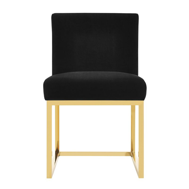 TOV Furniture Haute Velvet Chair in Black