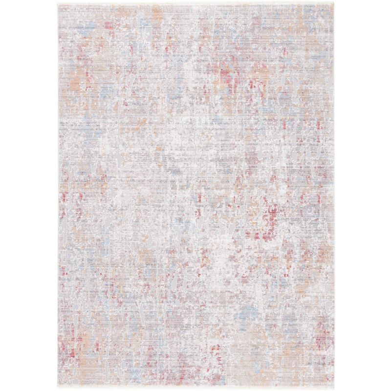 Valencia VAL405 Power Loomed Indoor Area Rug - Grey/Gold - 4'x6' - Safavieh