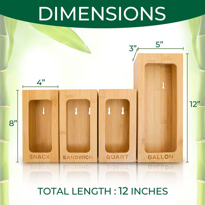 Palm Naki Storage Bag Organizer & Bag Holder for Kitchen Plastic Bag Storage