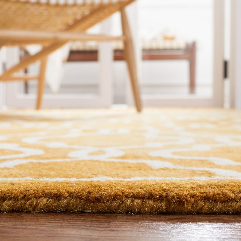 Dip Dye DDY539 Hand Tufted Indoor Area Rug - Gold/Ivory - 9'x12' - Safavieh