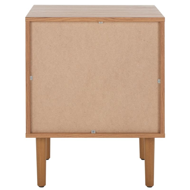 Irelia 2 Drawer Nightstand - Oak/Natural - Safavieh