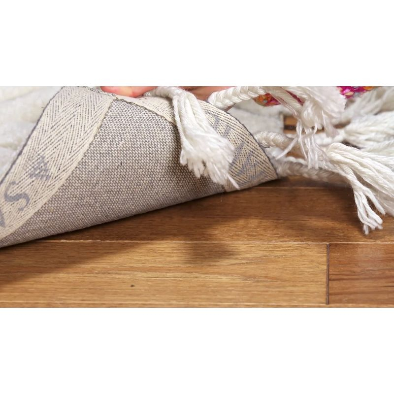 Sahara SAH454 Hand Tufted Indoor Accent Rug - Ivory/Grey - 3'x5' - Safavieh