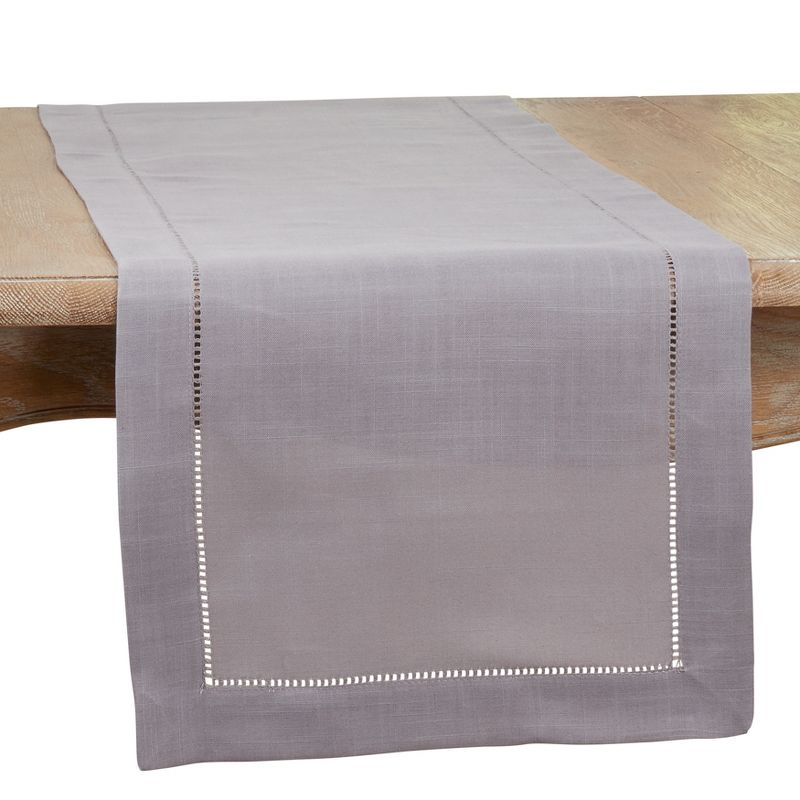 Saro Rochester Collection Solid Color Table Runner