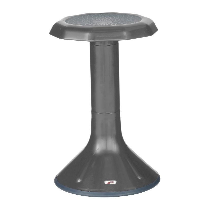 ECR4Kids ACE Active Core Engagement Wobble Stool, 20-Inch Seat Height, Grey, 1