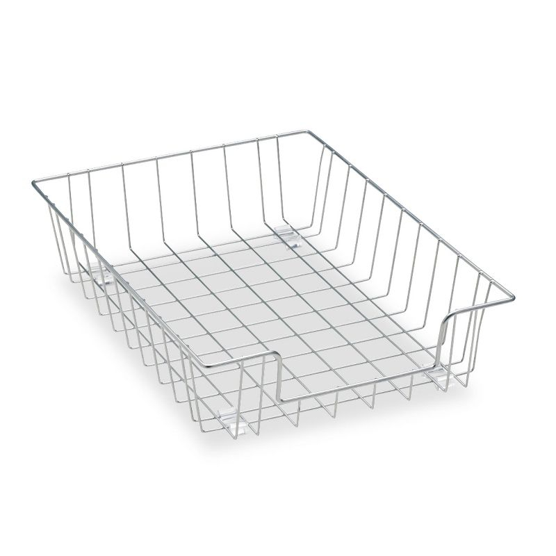 Fellowes Wire Desk Tray Organizer Wire Silver 60012