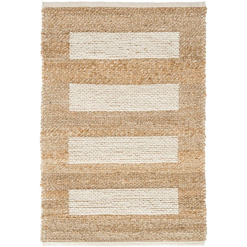 Milo Ivory Handwoven Jute/Cotton Rug