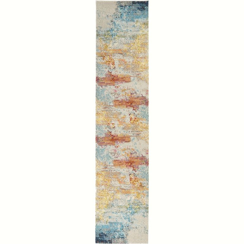 Nourison Celestial CES02 Sealife Area Rug 2'2" x 7'6"