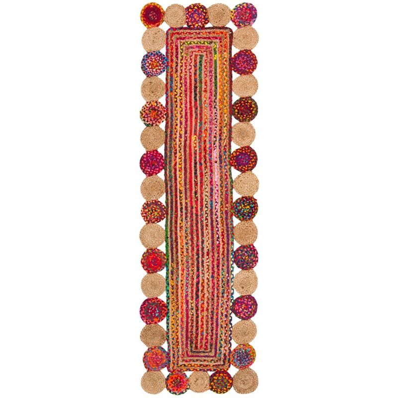 Cape Cod CAP201 Woven Indoor Area Rug - Red/Multi - 2'x3' - Safavieh