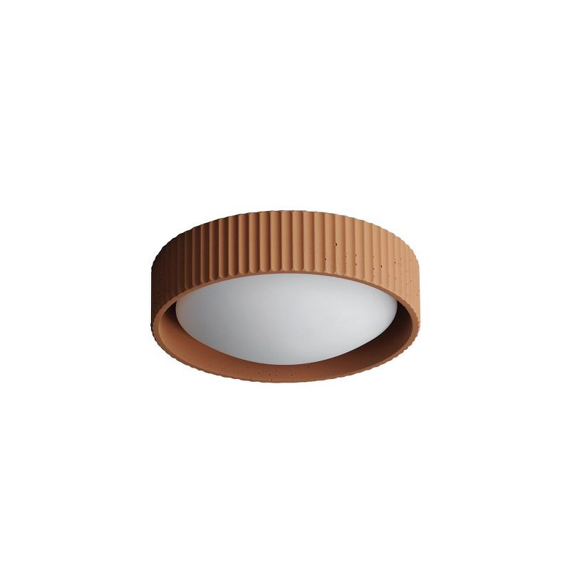 ET2 Lighting Souffle 1 - Light Flush Mount in  Terracotta
