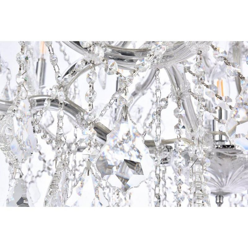 Elegant Lighting Maria Theresa 28 - Light Chandelier in  Chrome