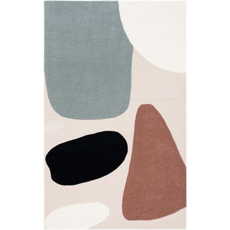 Fifth Avenue FTV119 Hand Tufted Area Rug - Beige/Black - 8'x10' - Safavieh.
