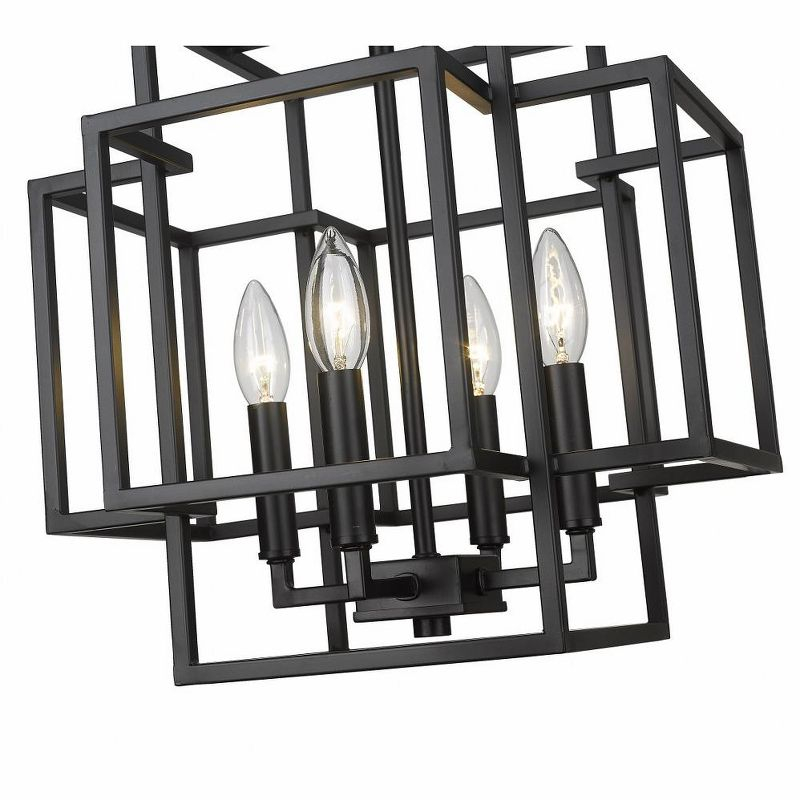 Z-Lite Titania 4 - Light Pendant in  Matte Black