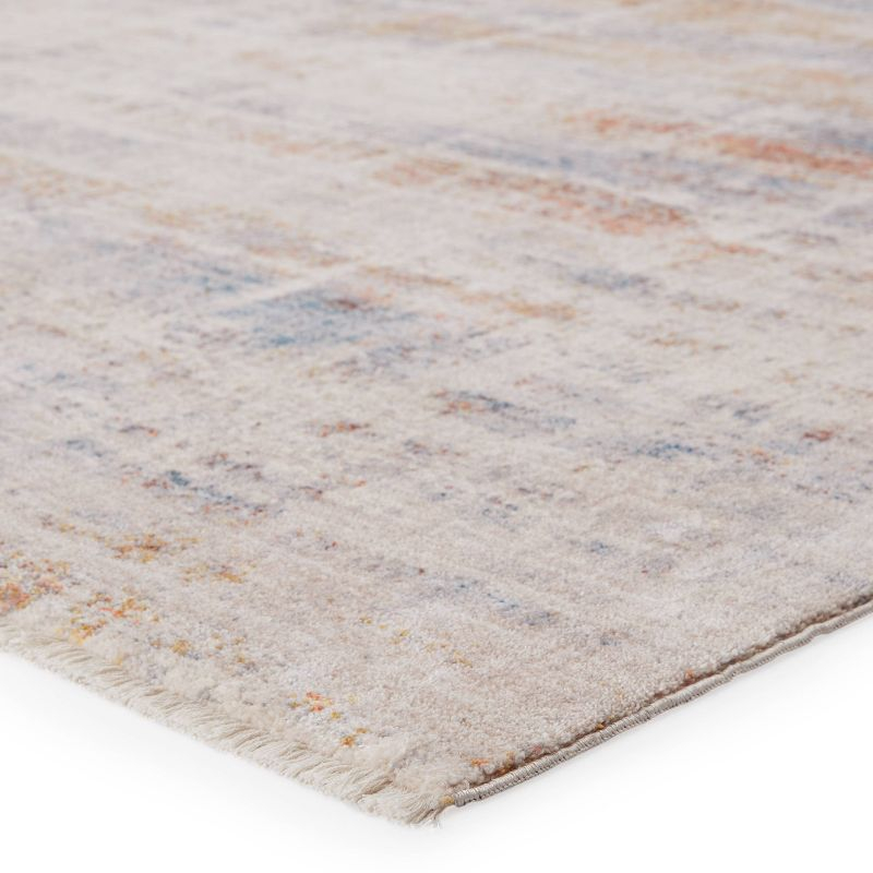 8'x10' Aerin Abstract Area Rug White - Jaipur Living: Contemporary Living Room Rug, Medium Pile, Machine Made