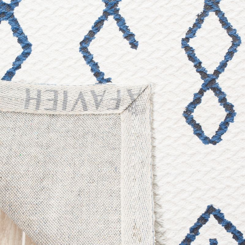 Cedar Brook CDR501 Loomed Indoor Area Rug - Ivory/Navy - 6'x6' - Safavieh