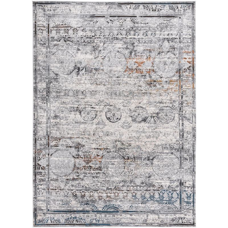 Unique Loom Finsbury Collection Area Rug - Charlotte (7'  x 10' Rectangle Multi/Gray)