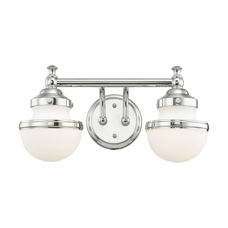 Livex Lighting Oldwick 2 - Light Vanity in  Polished Chrome