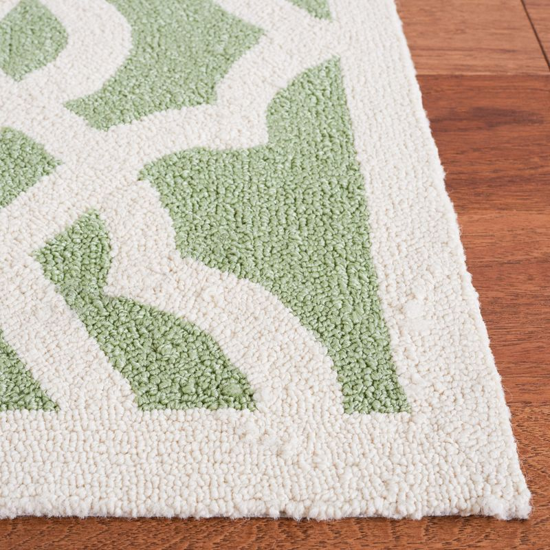 Four Seasons FRS466 Hand Tufted Area Rug - Seafoam/Ivory - 8'x10' - Safavieh.
