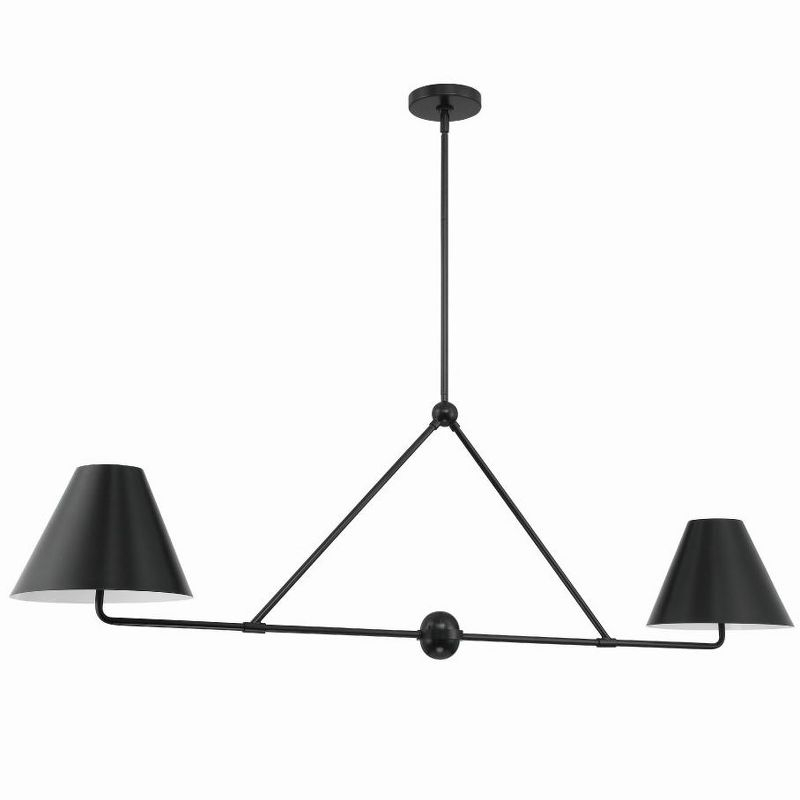 Crystorama Lighting Xavier 4 - Light Chandelier in  Matte Black