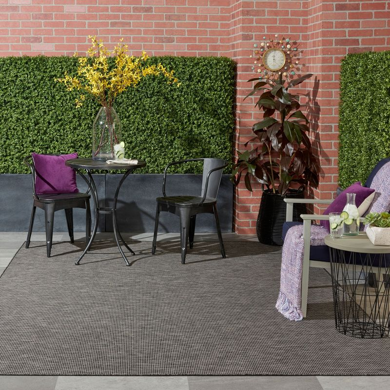 Nourison Positano Indoor/outdoor Area Rug - Charcoal 10' x 14'