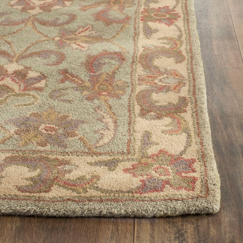 Heritage HG811 Hand Tufted Runner Rug - Green/Gold - 2'3"x8' - Safavieh.