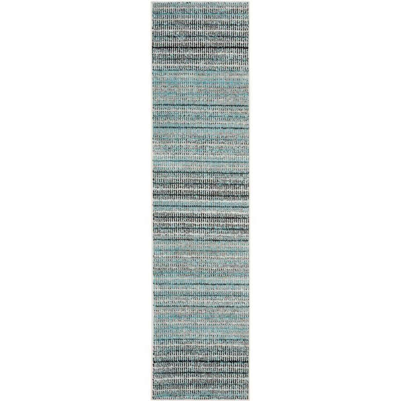 Skyler SKY196 Power Loomed Indoor Runner Rug - Blue/Grey - 2'x12' - Safavieh