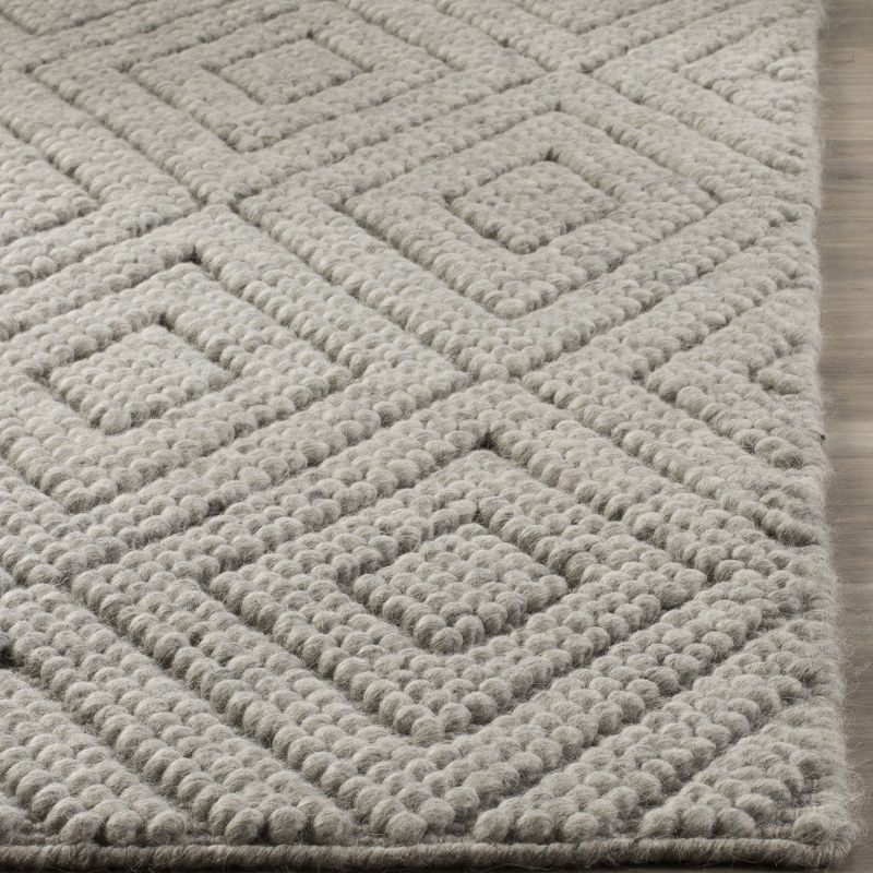 Natura NAT623 Hand Woven Indoor Area Rug - Silver - 8'x10' - Safavieh.