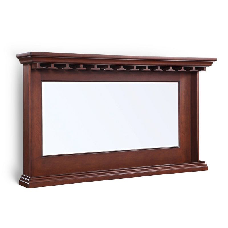 Hathaway Seville Back Bar Mirror - Walnut