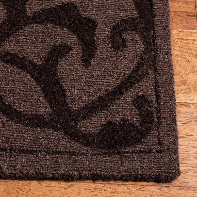 Impressions IM341 Hand Loomed Area Rug - Brown - 6'x9' - Safavieh.