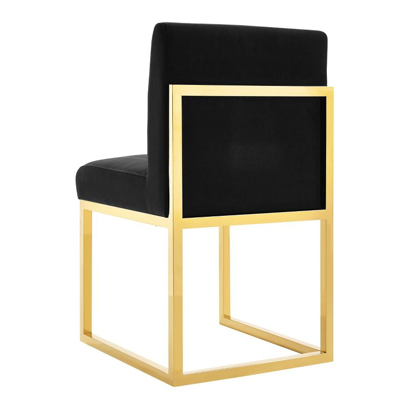 TOV Furniture Haute Velvet Chair in Black