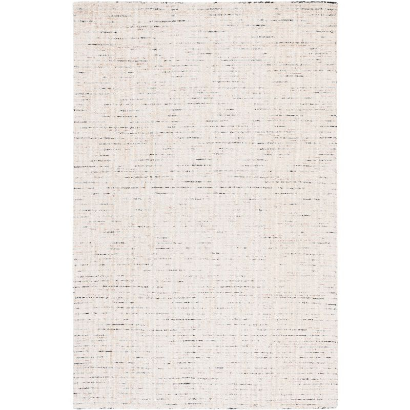 Abstract ABT468 Handmade Indoor Area Rug - Ivory/Blue - 4'x6' - Safavieh