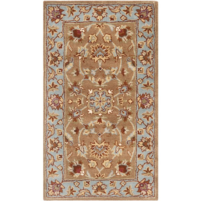 Heritage HG821 Handmade Accent Rug - 2'3"x4' - Beige/Blue - Safavieh