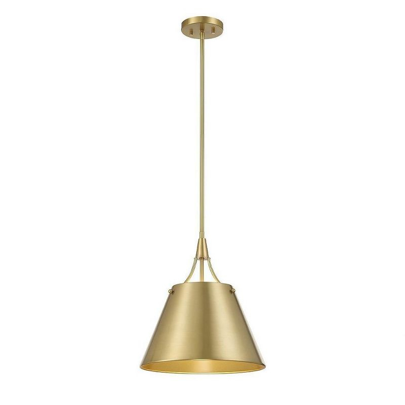 Savoy House Willis 1 - Light Pendant in  Warm Brass