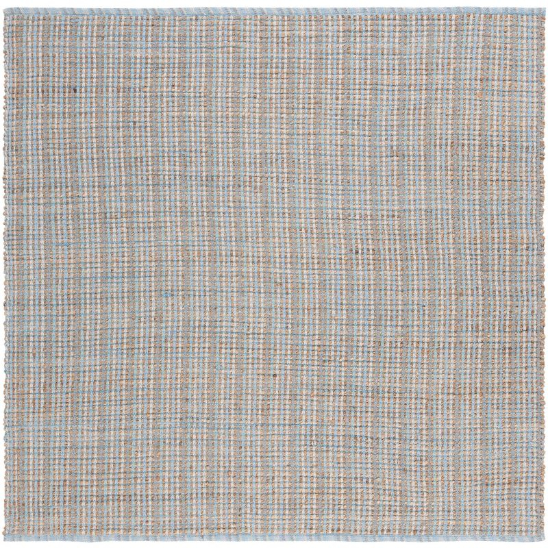 Cape Cod CAP831 Hand Woven Area Rug - Grey - 6'x6' - Safavieh.