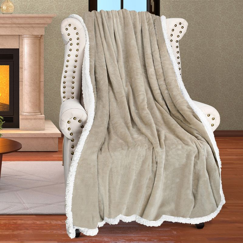 Catalonia Fleece Throw Blanket, Super Soft Mink Plush Couch Blanket, TV Bed Fuzzy Blanket, Fluffy Comfy Warm Heavy Throws, Comfort Caring Gift, Blue