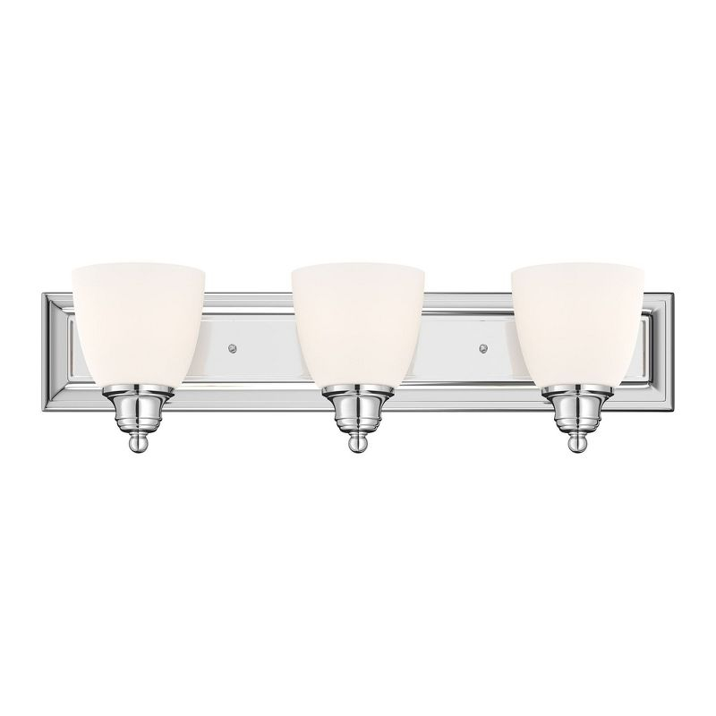 Livex Lighting Springfield 3 - Light Vanity in  Polished Chrome