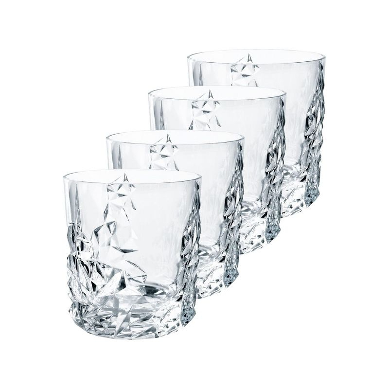 Nachtmann Sculpture Whiskey Tumbler, Set of 4,12.87 oz.