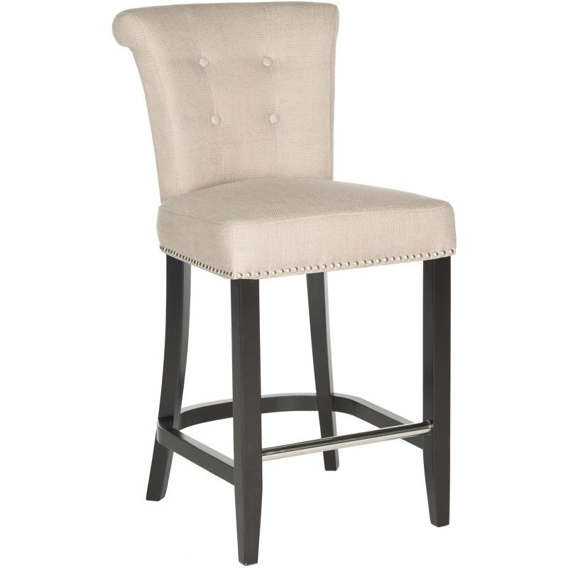 Addo Ring Counter Stool - HUD8241 - Beige - Safavieh