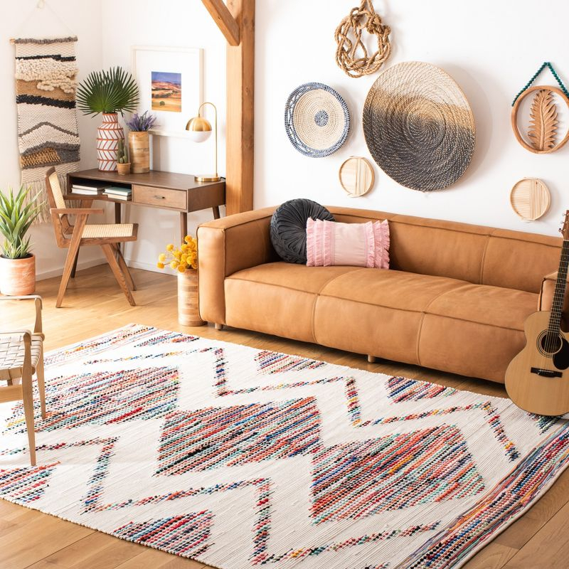 Montauk MTK817 Hand Woven Area Rug - Ivory/Blue - 8'x10' - Safavieh.