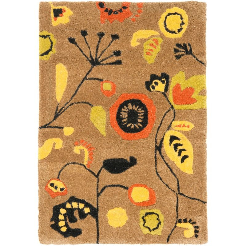Soho SOH772 Hand Tufted Accent Rug - Brown/Multi - 2'x3' - Safavieh.