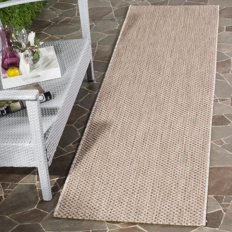 Courtyard CY8521 Power Loomed Indoor/Outdoor Accent Rug - Beige/Brown - 2'x3'7" - Safavieh.