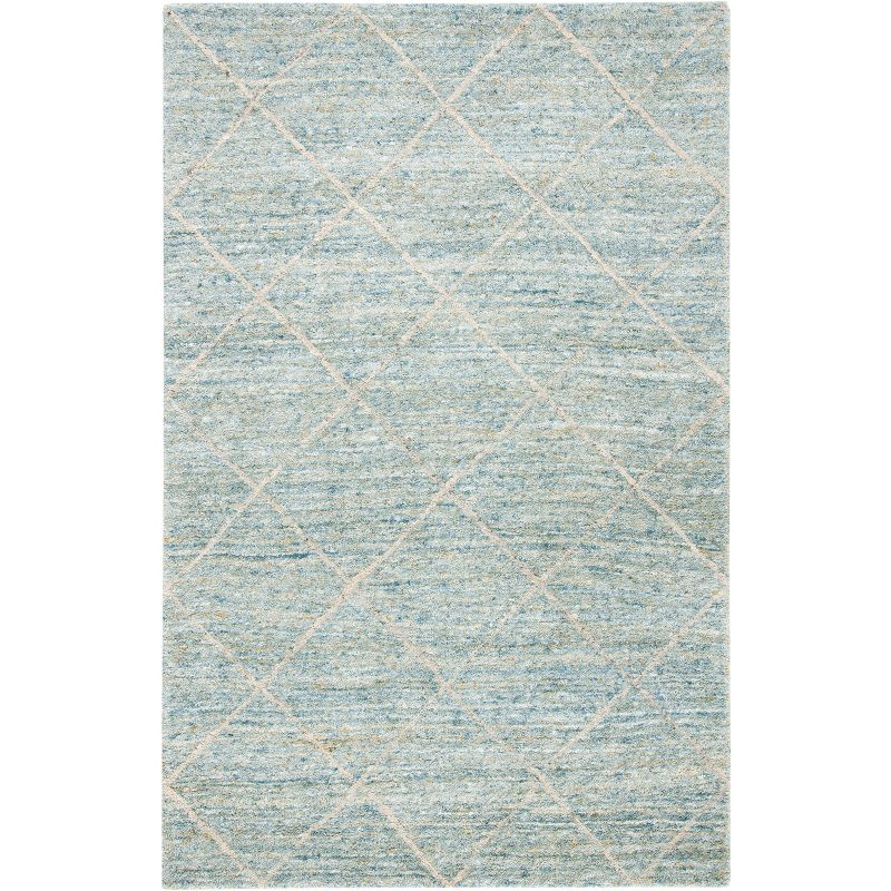 Himalaya HIM423 Handmade Area Rug - 5'x8' - Blue - Safavieh