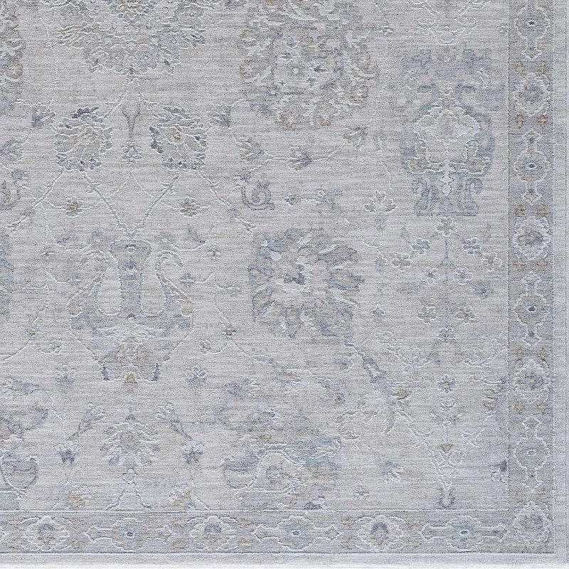 Hauteloom Rectangle Area Rug   Light Gray