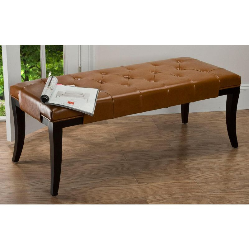 Tyler Bench - Saddle - Safavieh