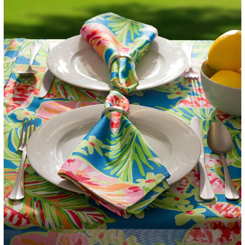 Design Imports Summer Floral Print Outdoor Napkin (Set Of 6)