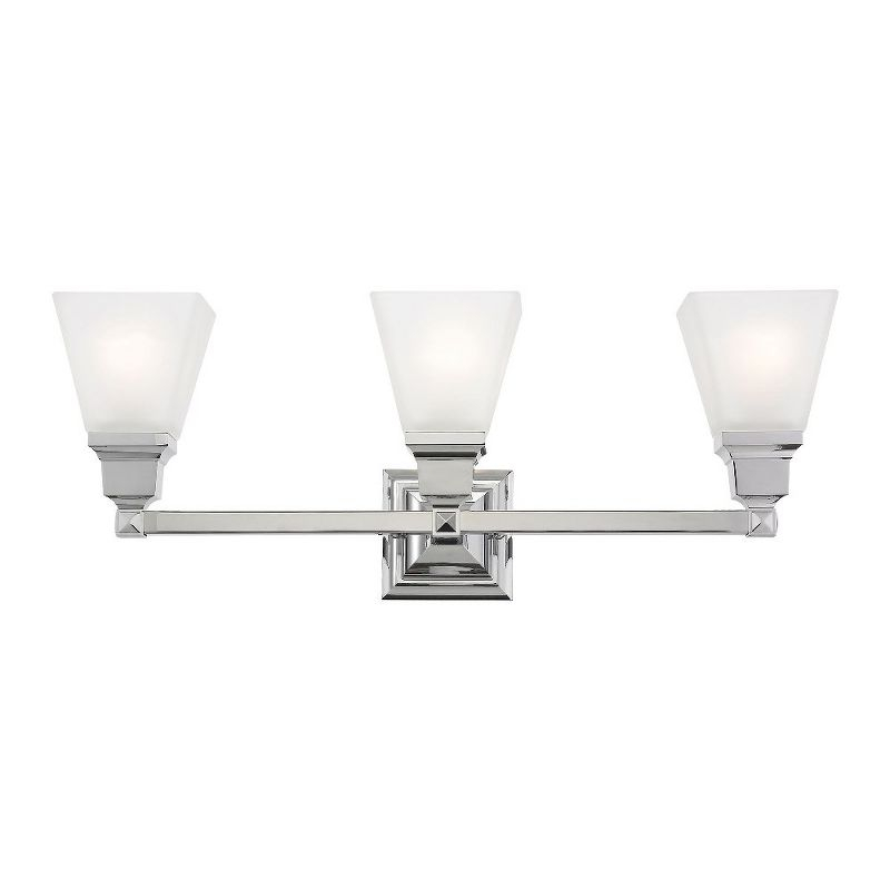 Livex Lighting Mission 3 - Light Vanity in  Antique Brass