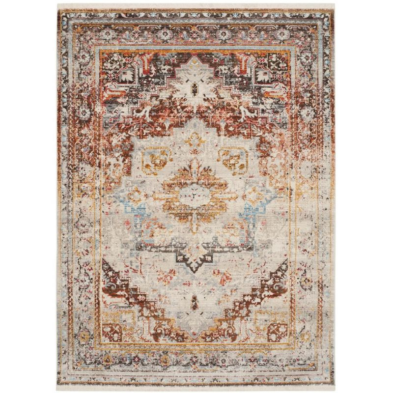 Vintage Persian VTP438 Power Loomed Indoor Area Rug - Cream/Multi - 5'x7'6" - Safavieh
