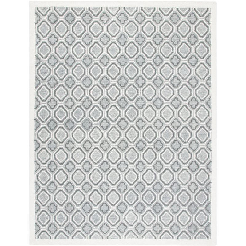 Metro MET701 Hand Tufted Area Rug - Ivory/Grey - 8'x10' - Safavieh.