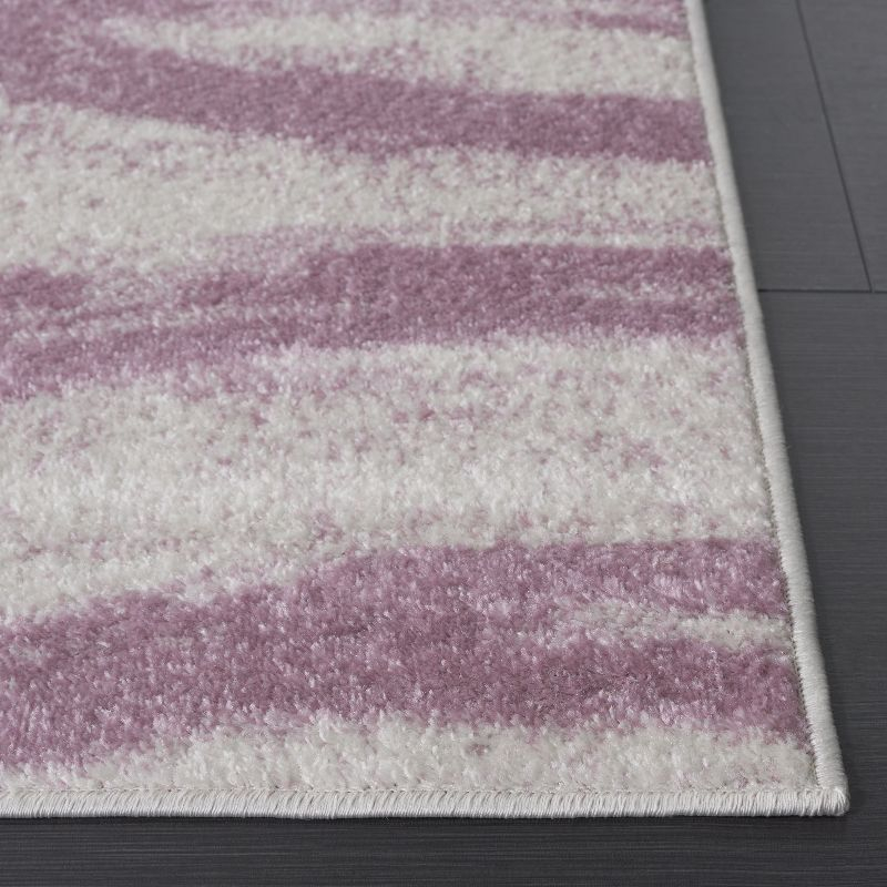 Adirondack ADR125 Machine Made Indoor Accent Rug - Cream/Purple - 2'-6"x4' - Safavieh